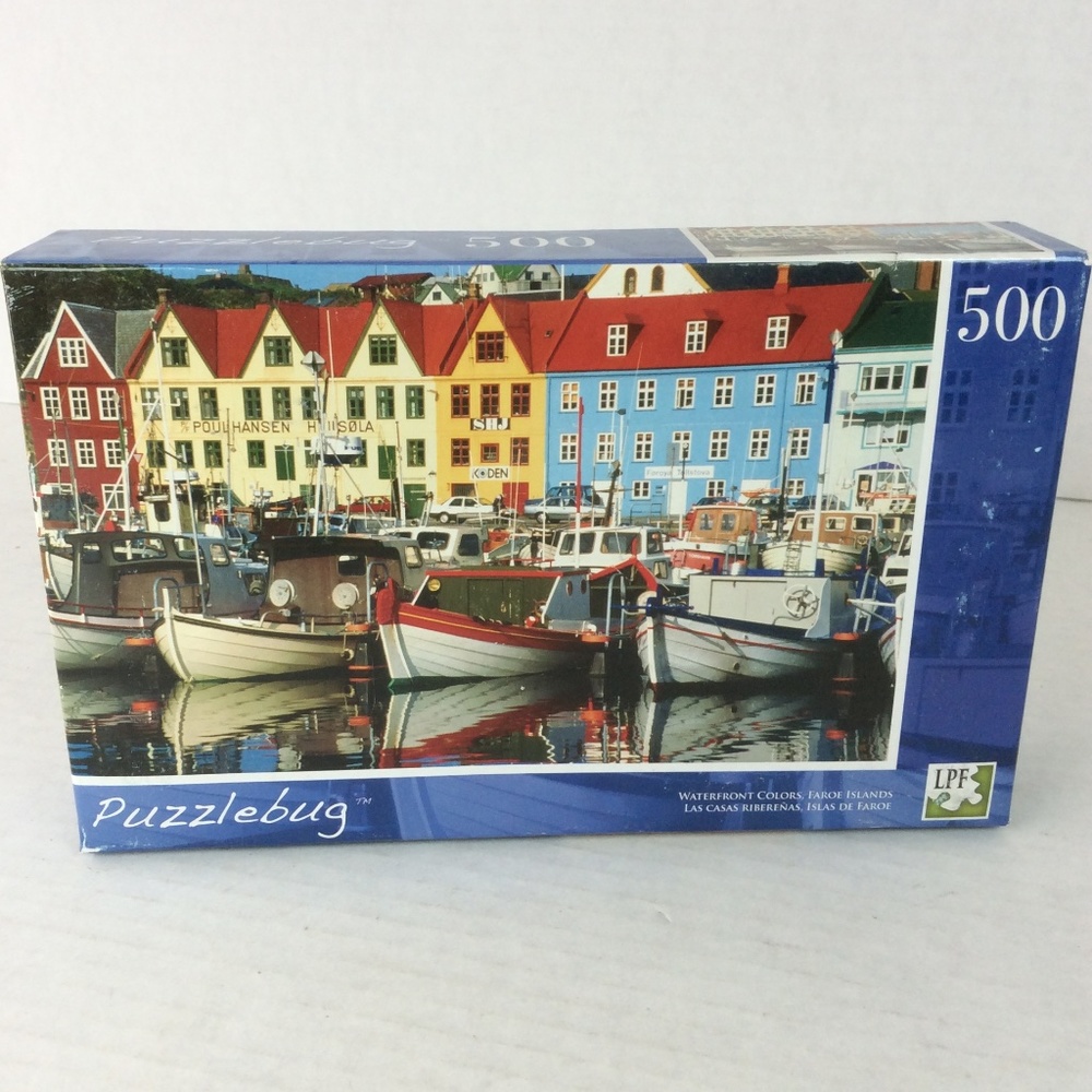 Puzzlebug Waterfront Colors Faroe Islands 500 Piece Jigsaw Puzzle NEW